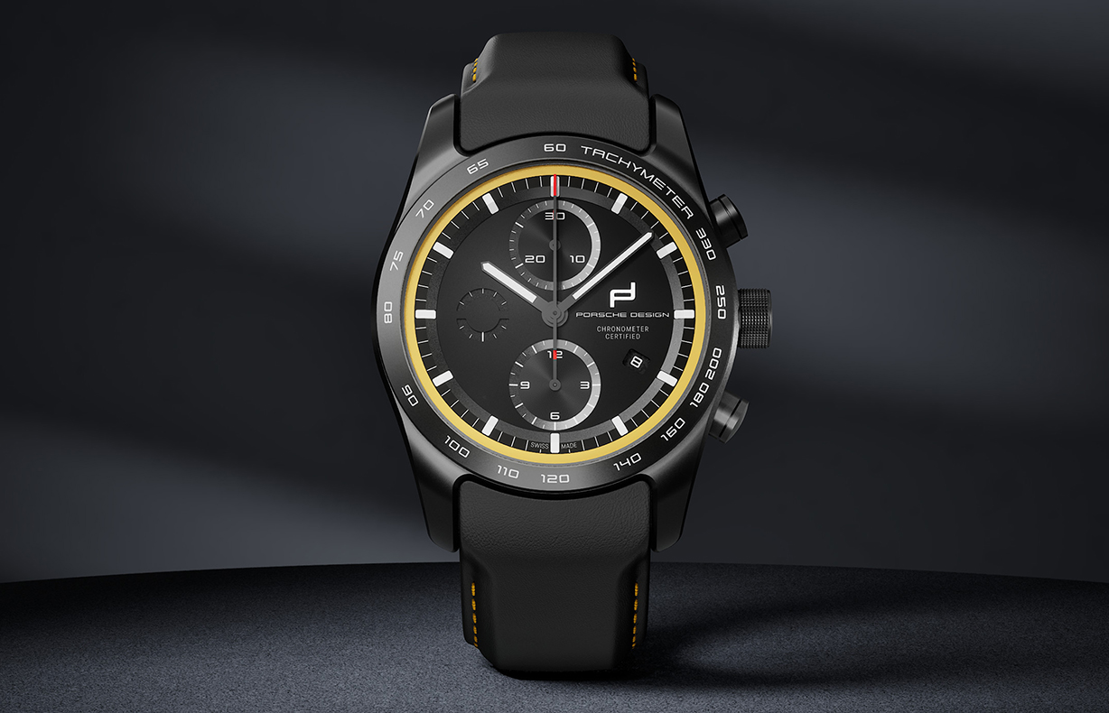 Porsche Design ブラックレザーベルト 5044-001 Porsche Design ブラックレザーベルト 5044-001